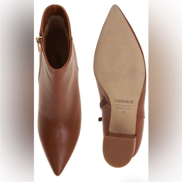 L'Agence Jeanne II Leather Booties - Picture 5 of 12